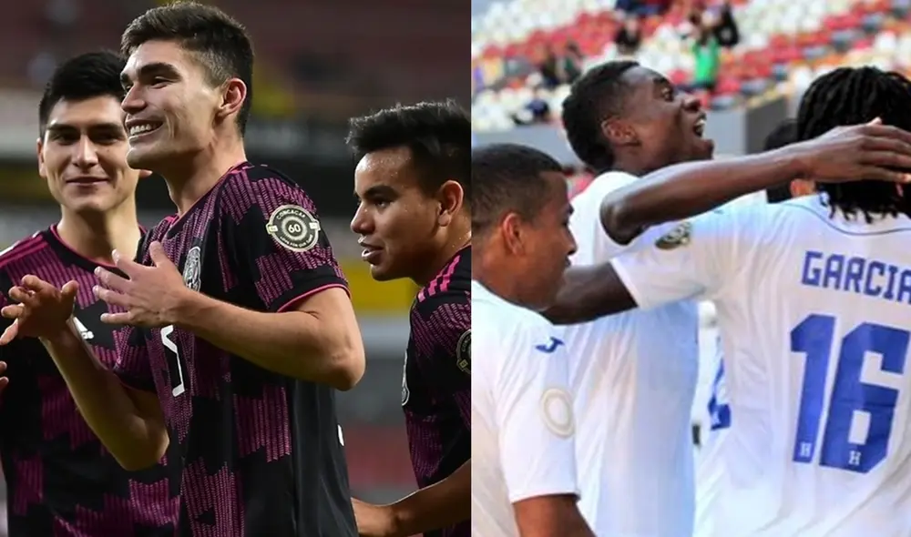 México y Honduras disputan la gran final del Preolímpico Sub 23 de Concacaf. Foto: Composición GLR/EFE