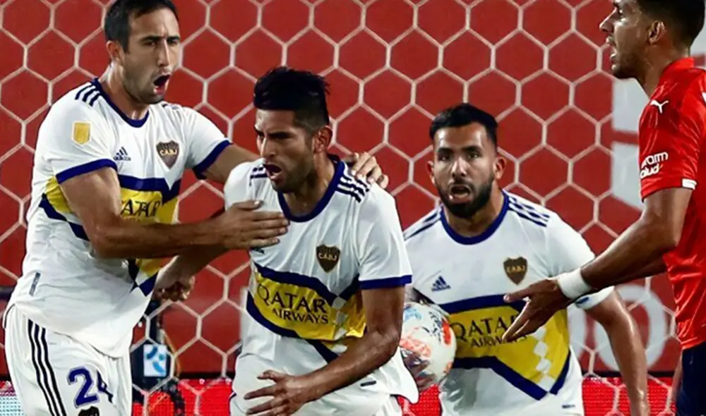 Zambrano lleva un gol con el club xeneize. Foto: Boca Juniors Zambrano lleva un gol con el club xeneize. Foto: Boca Juniors