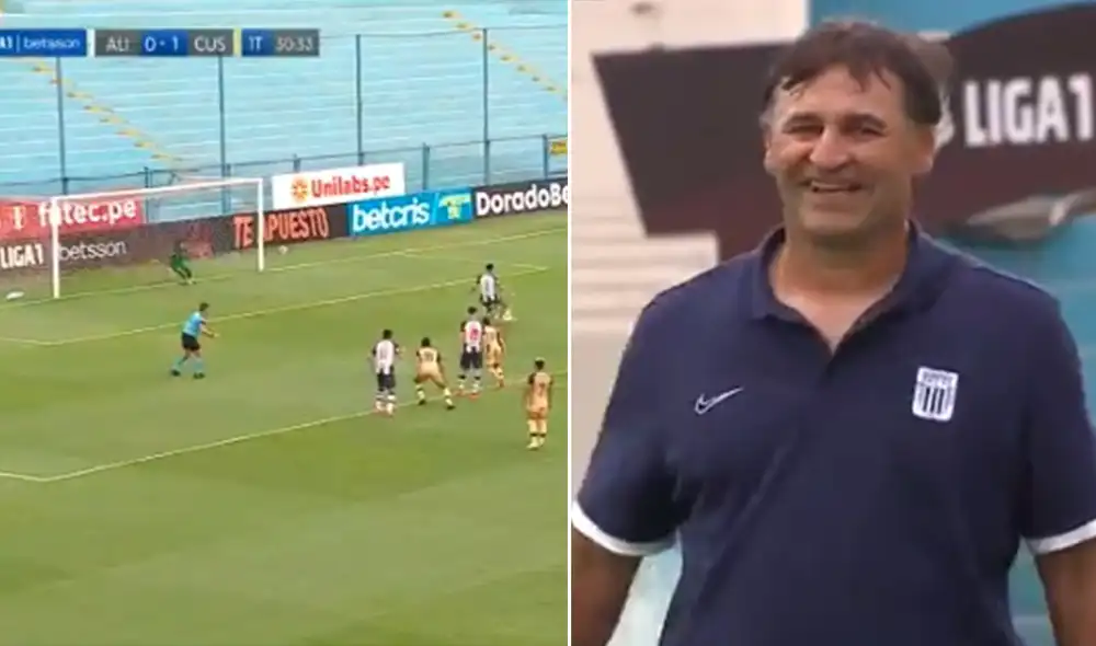 Manzaneda no escuchó la indicación de Carlos Bustos en el penal. Foto: captura de video/Gol Perú