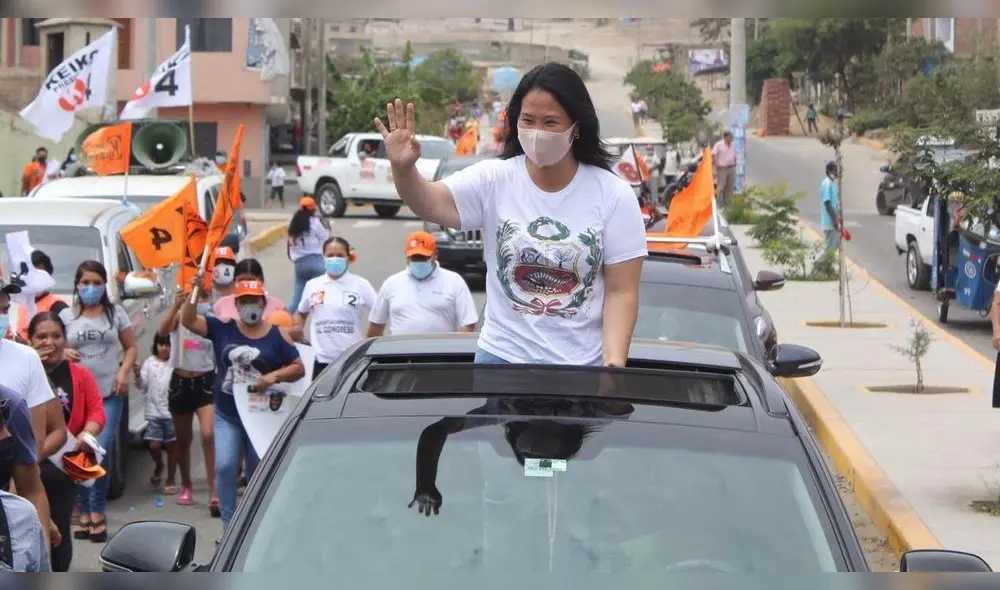 Fujimori realizó caravanas en La Libertad. Foto: Cortesía de Steffano Palomino/N60