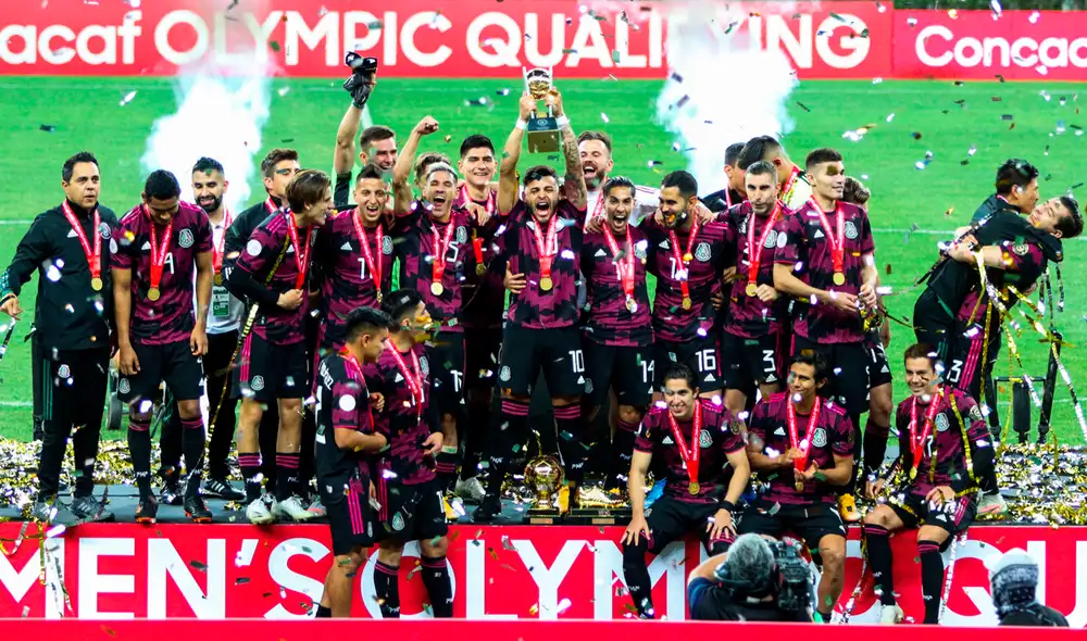 La Sub-23 de México es el campeón del Preolímpico 2021. Foto: Twitter La Sub-23 de México es el campeón del Preolímpico 2021. Foto: Twitter