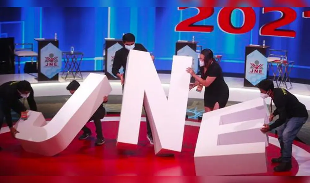 Este tercer Debate presidencial comenzará desde las 6.00 p. m. Foto: JNE