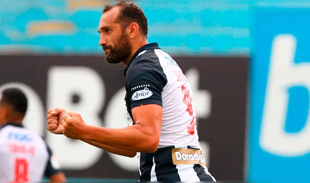 Hernán Barcos se encargó de anotar el empate ante Cusco FC. Foto: Alianza Lima