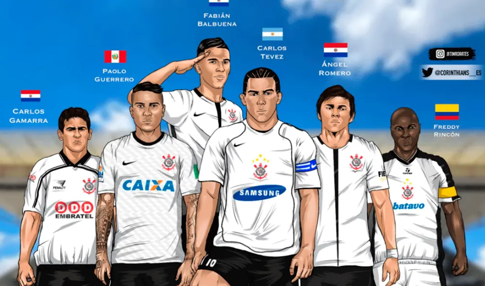 Paolo Guerrero llegó a Corinthians en el 2012, luego de defender la camiseta del Hamburgo de Alemania. Foto: Corinthians Español/Twitter