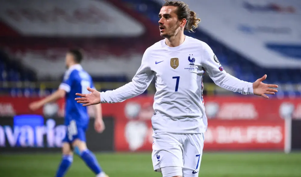 La selección francesa disputó su tercer partido de clasificatorias. Foto: AFP