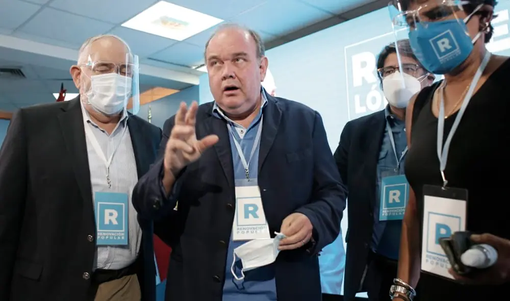 López Aliaga postula por Renovación Popular para los próximos comicios. Foto: La República López Aliaga postula por Renovación Popular para los próximos comicios. Foto: La República