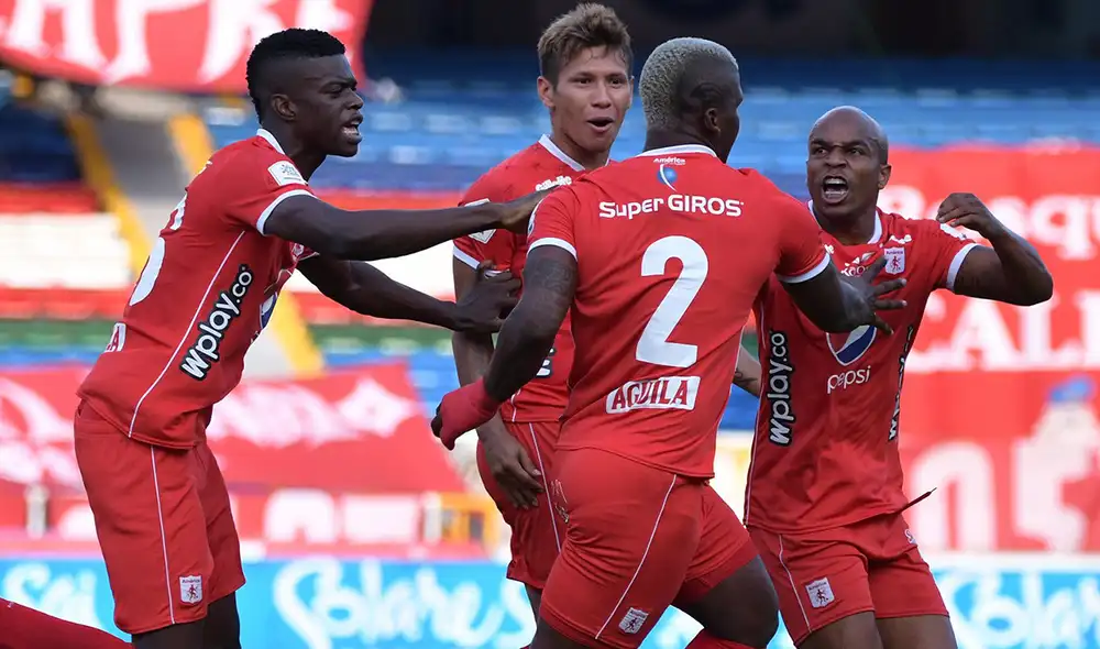 Los Diablos Rojos se metieron entre los ocho primeros del campeonato. Foto: América de Cali/Twitter Los Diablos Rojos se metieron entre los ocho primeros del campeonato. Foto: América de Cali/Twitter
