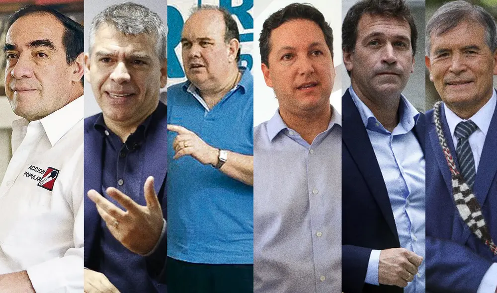 Los candidatos dieron a conocer sus ideas en el evento que se desarrolló en el Centro de Convenciones de Lima. Foto: Composición La República Los candidatos dieron a conocer sus ideas en el evento que se desarrolló en el Centro de Convenciones de Lima. Foto: Composición La República