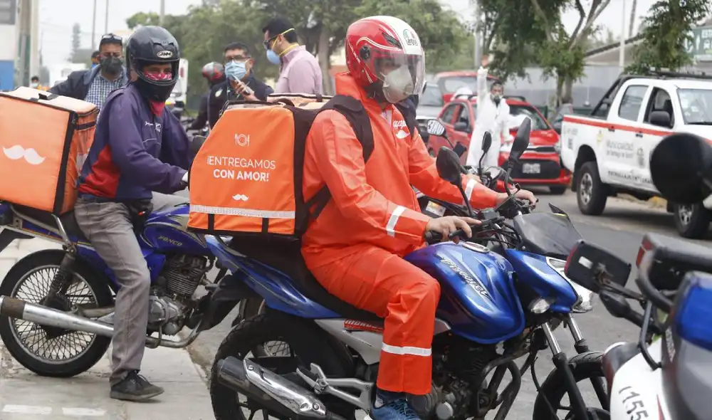 El servicio de delivery estará activos durante los días de inmovilización social. Foto: La República/Carlos Contreras Merino