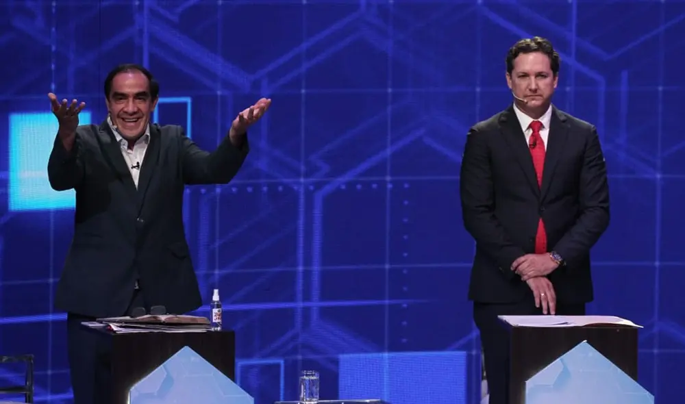 Daniel Salaverry postula por Somos Perú. Yonhy Lescano lo hace con Acción Popular. Foto: Aldair Mejía/La República