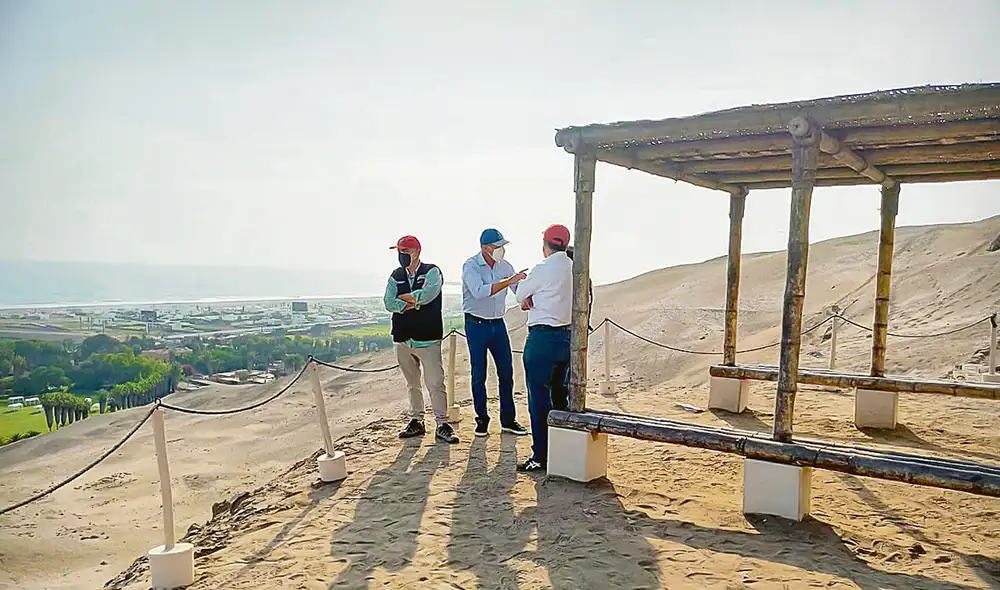 Debate. El alcalde Muñoz se reunió con 3 ministros en Lurín. Fotos: difusión Debate. El alcalde Muñoz se reunió con 3 ministros en Lurín. Fotos: difusión