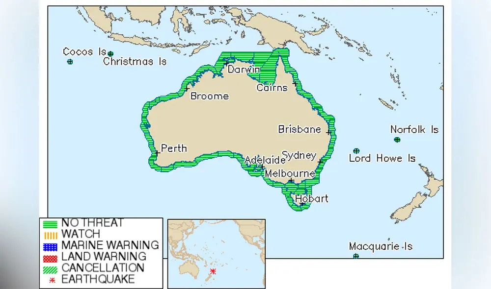 Nueva Zelanda se asienta en la falla entre las placas tectónicas del Pacífico y Oceanía, y registra unos 14.000 terremotos cada año. Foto: Twitter