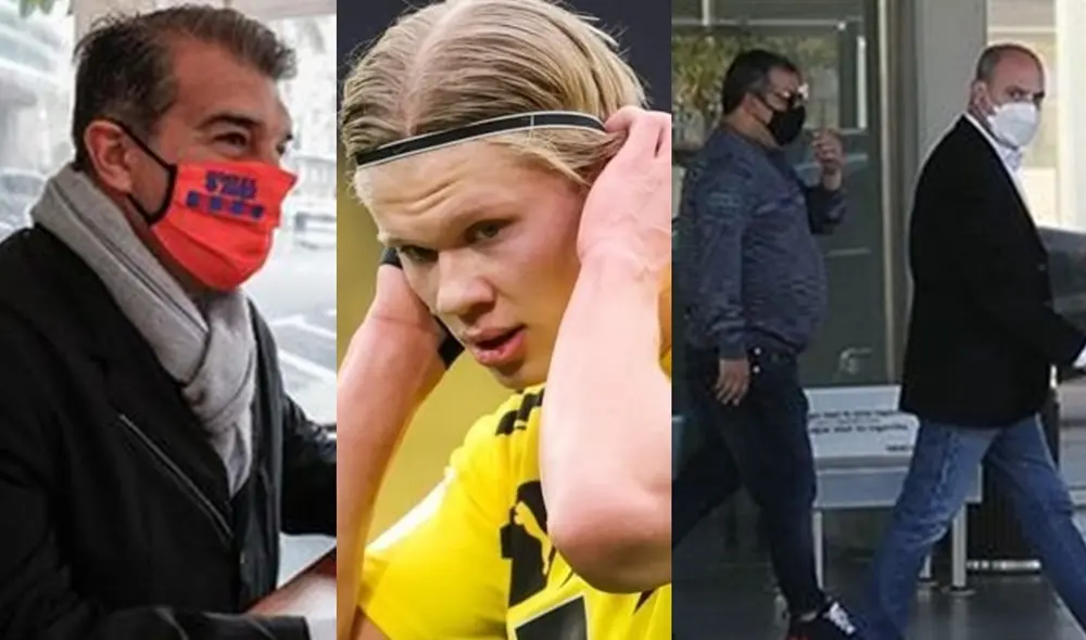 Barcelona desea dar el golpe en el mercado de pases con el fichaje de Haaland. Foto: Composición GLR/Sport/AFP Barcelona desea dar el golpe en el mercado de pases con el fichaje de Haaland. Foto: Composición GLR/Sport/AFP