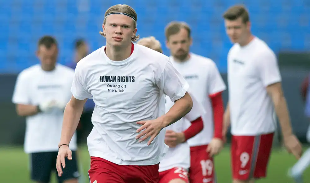 Erling Haaland viene disputando dos temporadas con el Borussia Dortmund: 2019-2020 y 2020-2021. Foto: AFP