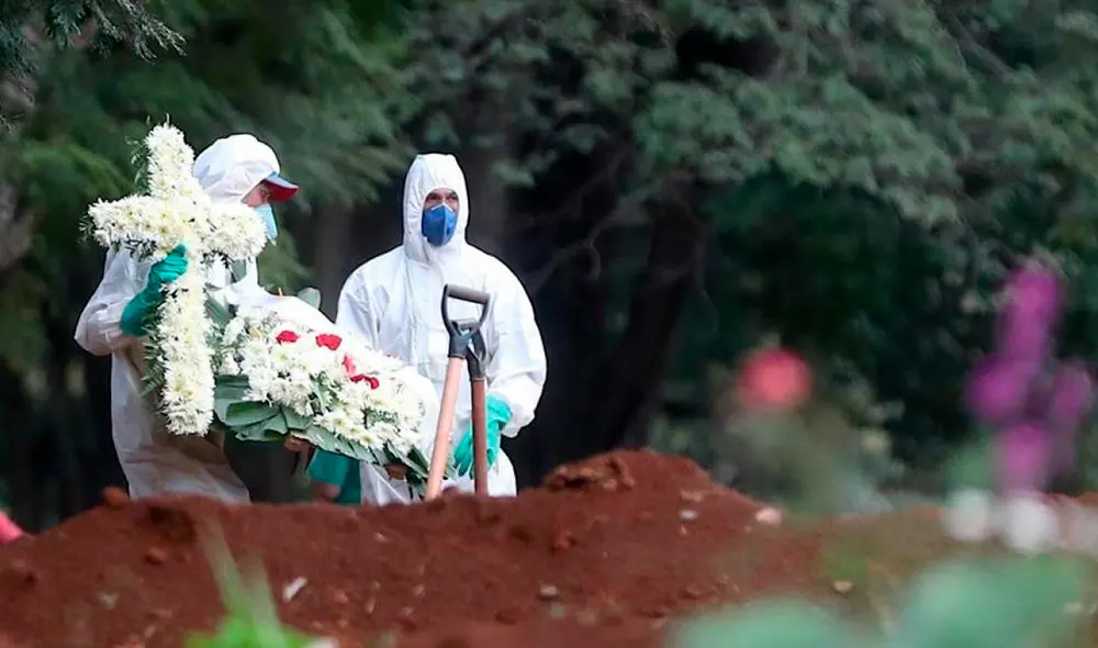 Brasil alcanzó la cifra de 321.515 muertos y 12 748 747 positivos desde que estalló la pandemia. Foto: EFE