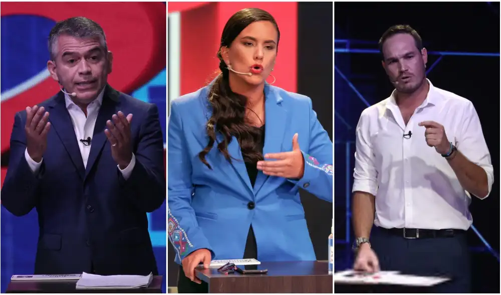 Guzmán, Mendoza y Forsyth expusieron algunas de sus propuestas contra la violencia de género. Foto: composición LR/AFP y GLR