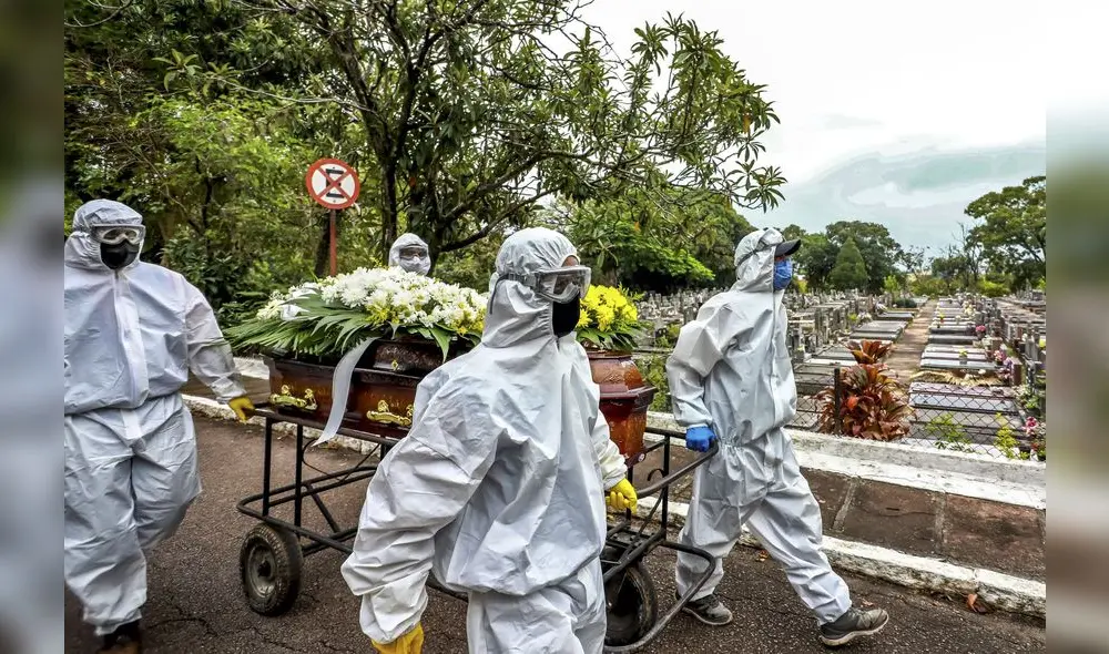 Ciudadanos brasileños se encuentran desesperados por interminable pandemia. Foto: Andina
