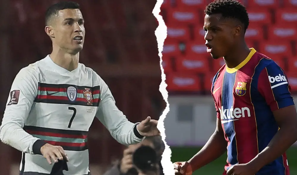 Unsa Fati pasa por una dura lesión desde noviembre del 2020. Fotos: AFP Unsa Fati pasa por una dura lesión desde noviembre del 2020. Fotos: AFP