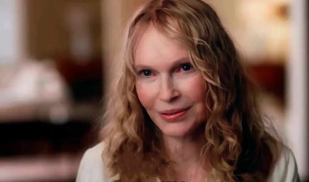 Mia Farrow acabó con los falsos comentarios en las redes. Foto: captura YouTube