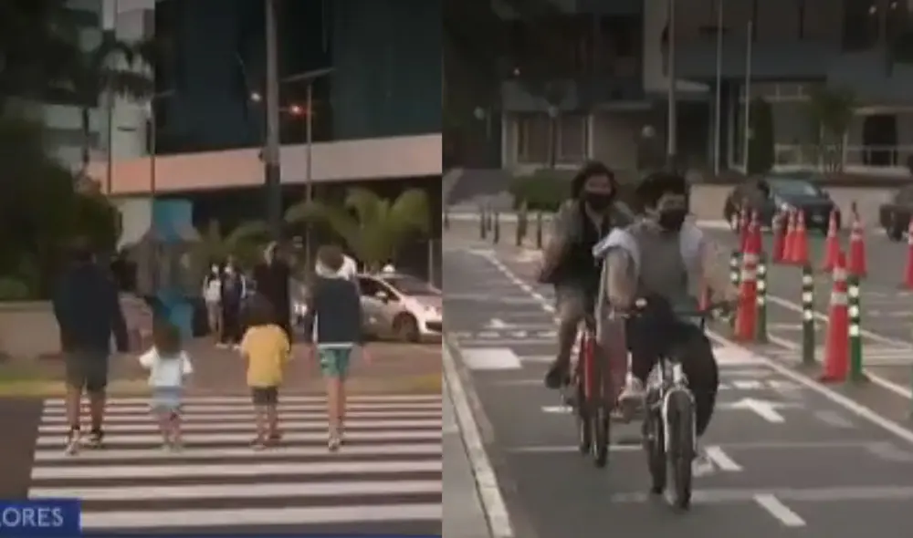 Ciudadanos no respetaron la cuarentena total de Semana Santa. Foto: captura de Canal N Ciudadanos no respetaron la cuarentena total de Semana Santa. Foto: captura de Canal N