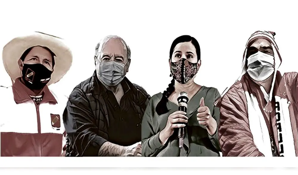 La intención de voto en el sur está entre Pedro Castillo, Hernando de Soto, Verónika Mendoza y Yonhy Lescano.