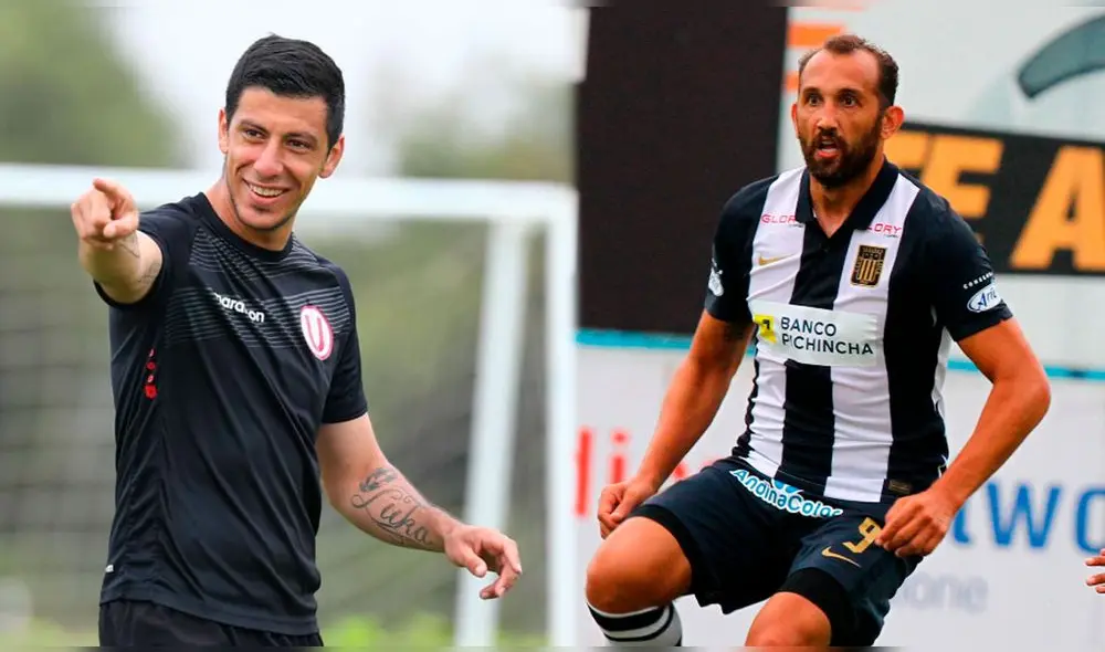 Federico Alonso y Hernán Barcos se volverán a enfrentar en un clásico. Foto: prensa del club