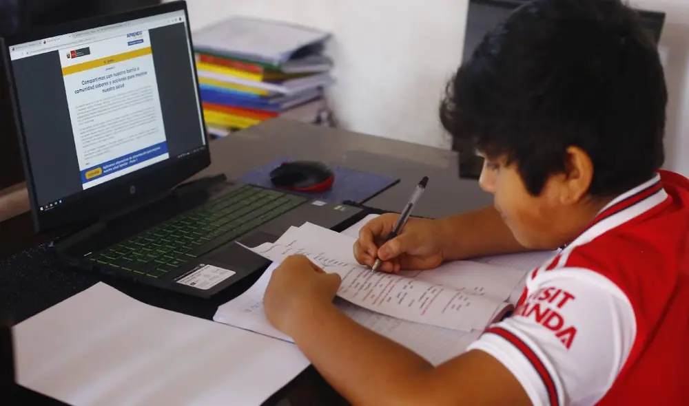 Las clases virtuales del Aprendo en Casa 2021 comienzan el próximo lunes 5 de abril. Foto: La República/Carlos Contreras Merino
