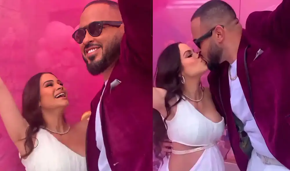 Natti Natasha utilizó un helicóptero para anunciar el sexo de su bebé. Foto: Natti Natasha/Instagram Live