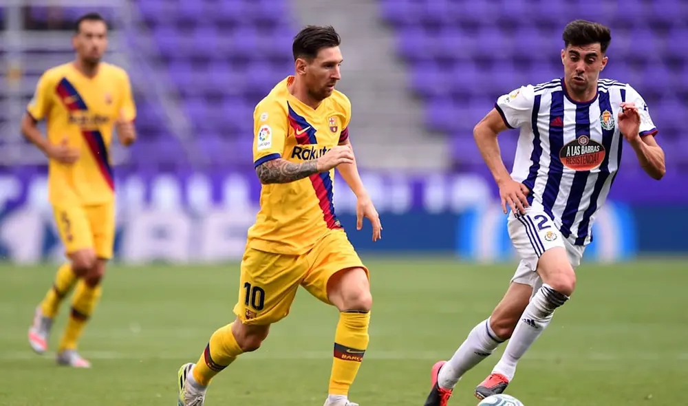 Barcelona disputará un duelo clave contra Real Valladolid en su lucha por LaLiga. Foto: EFE Barcelona disputará un duelo clave contra Real Valladolid en su lucha por LaLiga. Foto: EFE