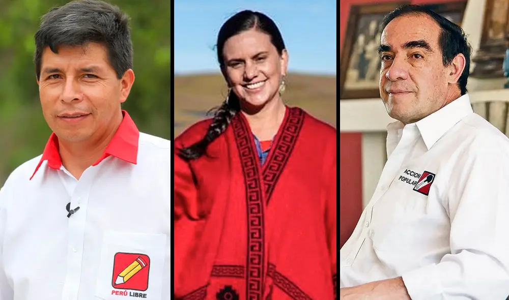 Castillo también supera a ambos candidatos en el centro del país. Foto: composición/La República