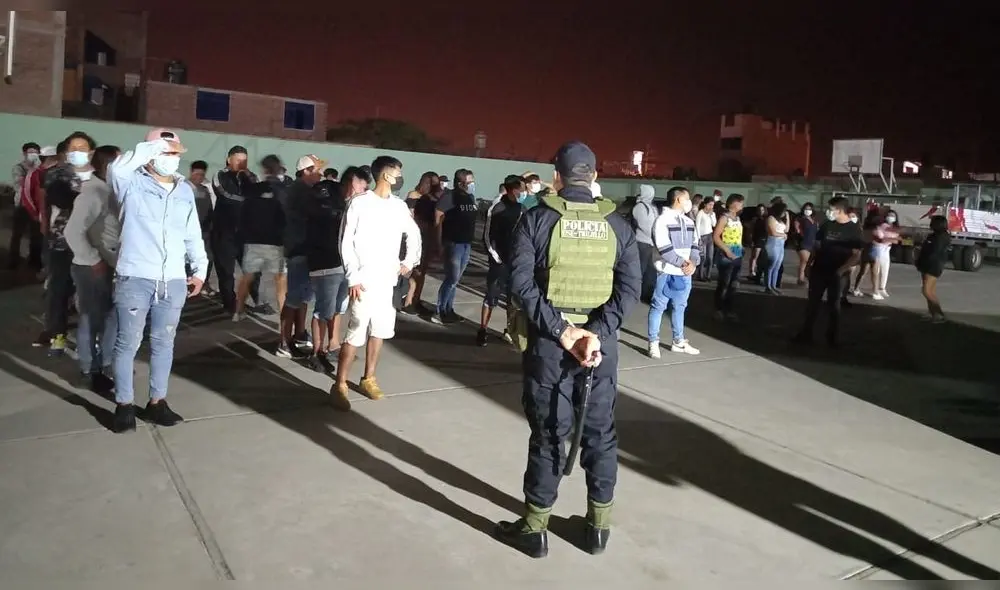 Detenidos fueron conducidos a la comisaría de El Milagro. Foto: PNP Detenidos fueron conducidos a la comisaría de El Milagro. Foto: PNP