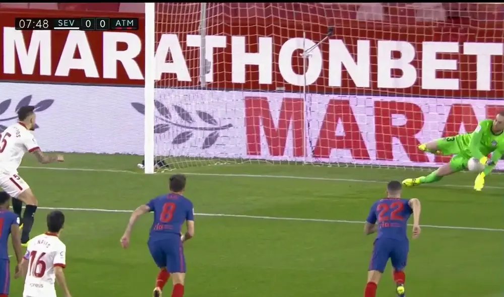 Oblak es portero blanquirrojo desde el 2014. Foto: captura de video/ESPN