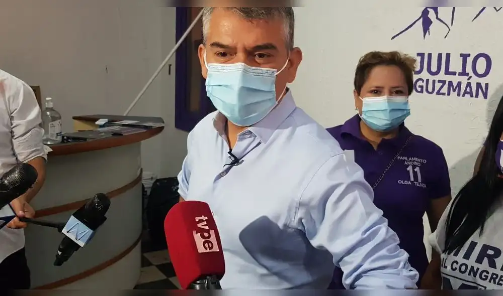 Julio Guzmán participó del debate presidencial organizado por el Jurado Nacional de Elecciones. Foto: César Zorrilla/URPI-GLR