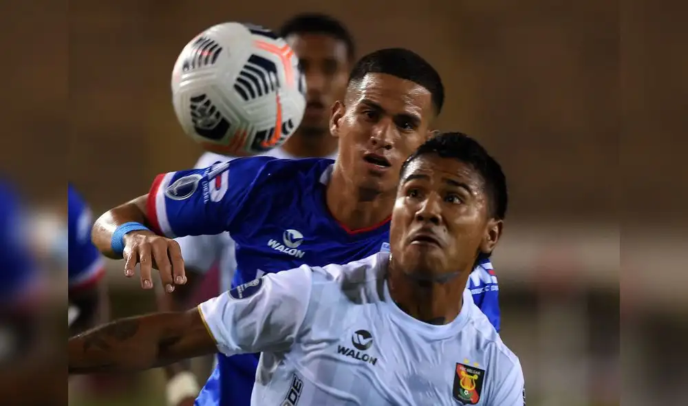 Melgar sacó ventaja de 2-1 sobre Carlos Mannucci  y la revancha debe ser el jueves. Foto: Ernesto Benavides / AFP