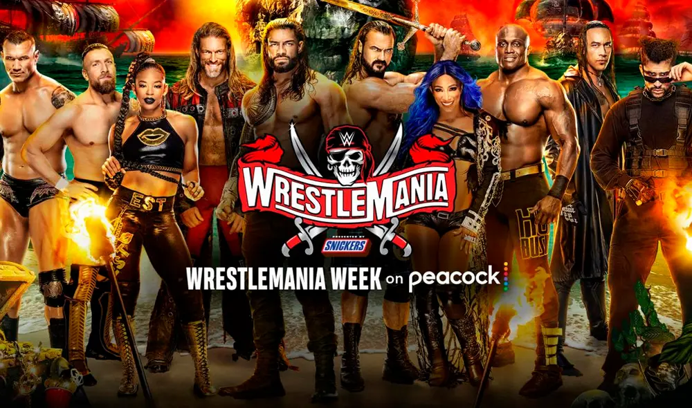 WrestleMania 37 es el evento principal del año para la WWE. Foto: WWE