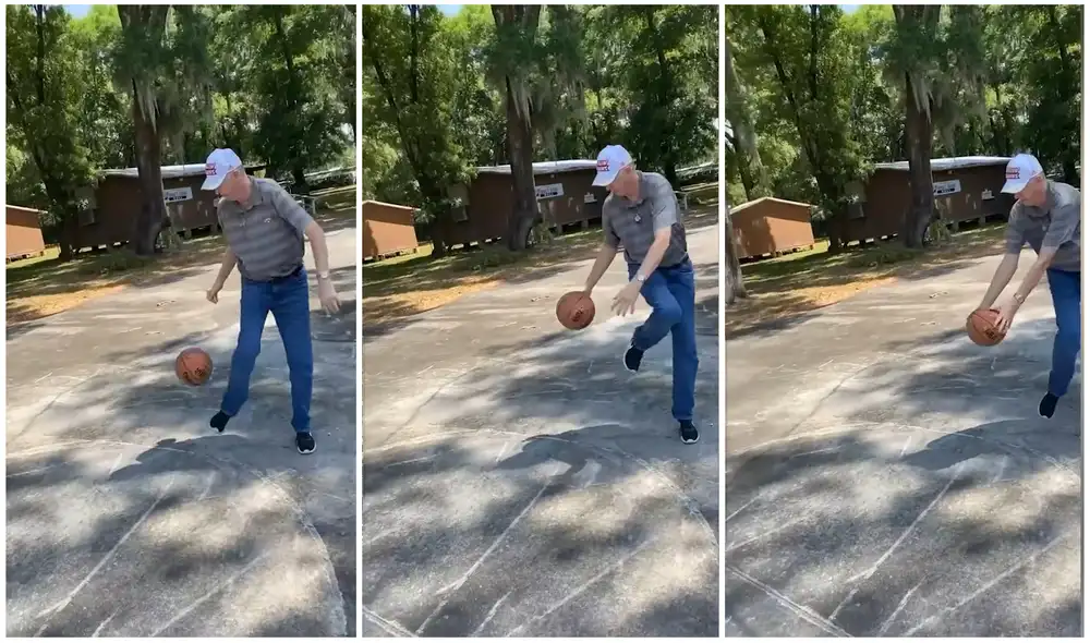 Jerry Flake sorprendió a usuarios en redes sociales por la precisión en sus tiros. Foto: captura de YouTube