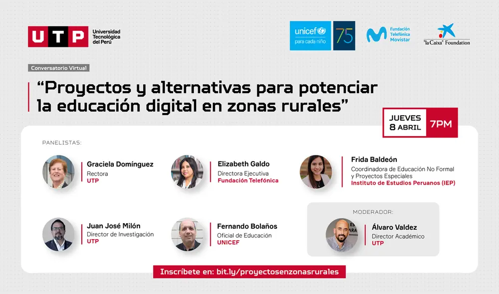 Evento se desarrollará el 8 de abril. Foto: difusión