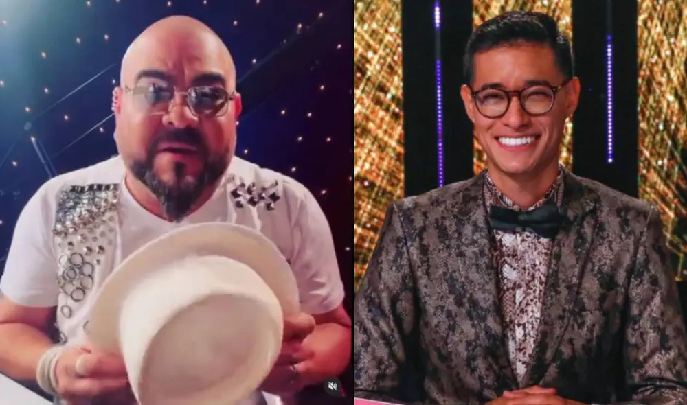 Ángel López gradecido con el percusionista peruano. Foto: Ángel López/Instagram, Tony Succar/Instagram