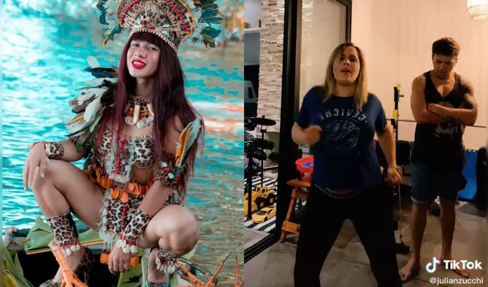 Artistas como Maricarmen Marín, Kate Candela y Yiddá Eslava se suman a la pegajosa coreografía que está causando sensación en TikTok. Foto: Tiktok Julianzuchi Artistas como Maricarmen Marín, Kate Candela y Yiddá Eslava se suman a la pegajosa coreografía que está causando sensación en TikTok. Foto: Tiktok Julianzuchi