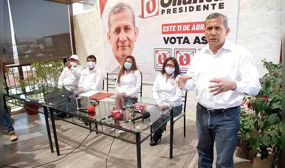En campaña. Ollanta Humala sostiene que en el actual escenario, el proyecto Tía María no es viable.