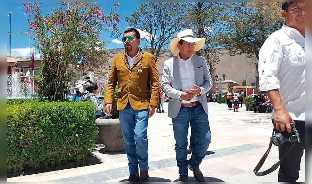 En apuros. Gobernador Cáceres implicado en irregularidades en obra de Jardín del Colca. En apuros. Gobernador Cáceres implicado en irregularidades en obra de Jardín del Colca.