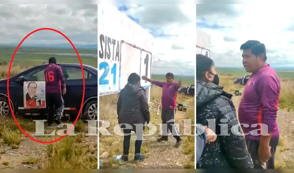 Juan Carlos Supo fue captado mientras actuaba de forma violenta contra un grupo de mujeres. Foto: captura video de Facebook Juan Carlos Supo fue captado mientras actuaba de forma violenta contra un grupo de mujeres. Foto: captura video de Facebook