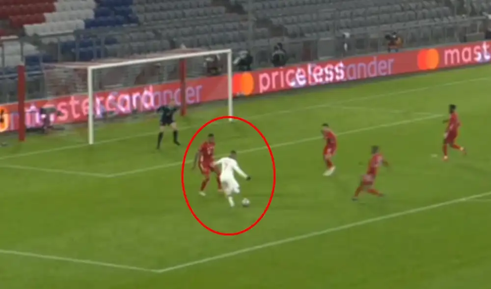 Mbappé firmó su doblete con el PSG en el Allianz Arena. Foto: ESPN Mbappé firmó su doblete con el PSG en el Allianz Arena. Foto: ESPN