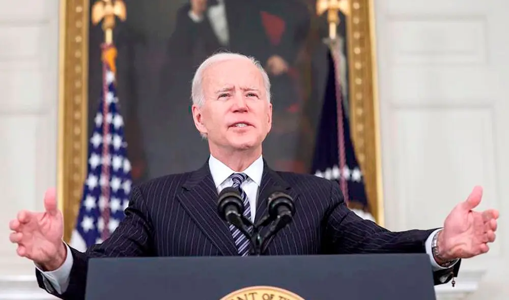 “Hasta que esta vacuna esté disponible en todo el mundo y estemos ganando al virus en otras naciones, no estaremos completamente seguros”, expresó Biden. Foto: EFE “Hasta que esta vacuna esté disponible en todo el mundo y estemos ganando al virus en otras naciones, no estaremos completamente seguros”, expresó Biden. Foto: EFE