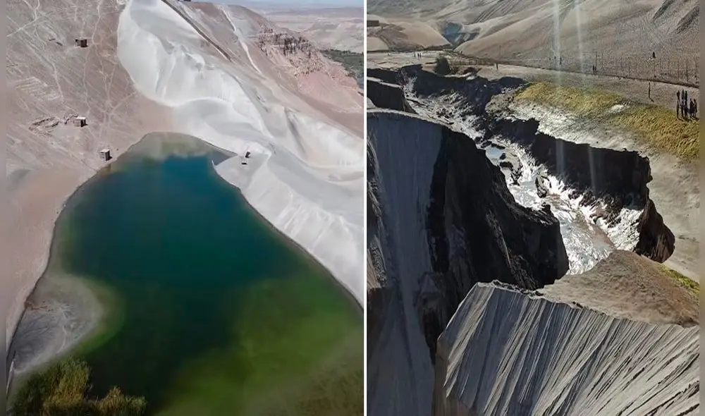 Se presume que el cuerpo fue arrastrado por las aguas. Foto: Youtube / PNP. Se presume que el cuerpo fue arrastrado por las aguas. Foto: Youtube / PNP.