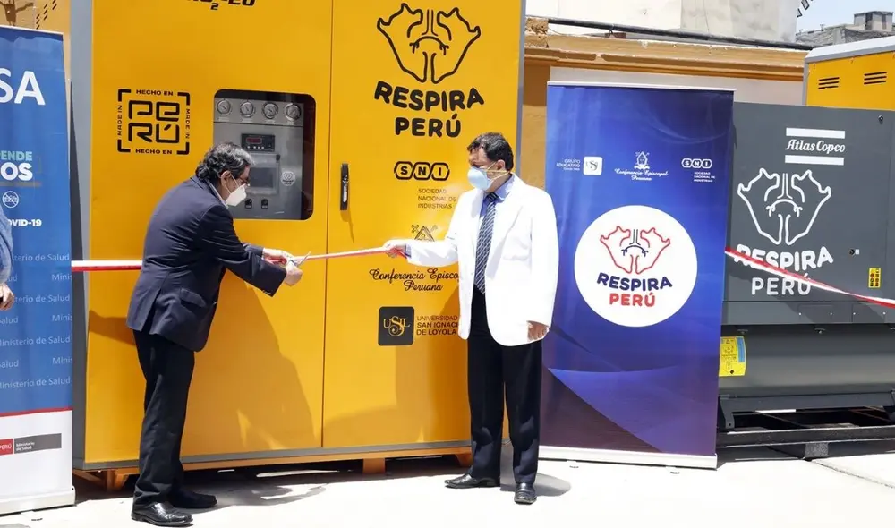 Según el vocero de Respira Perú, se necesita un impuesto al oxígeno para las instituciones privadas. Foto: Andina Según el vocero de Respira Perú, se necesita un impuesto al oxígeno para las instituciones privadas. Foto: Andina