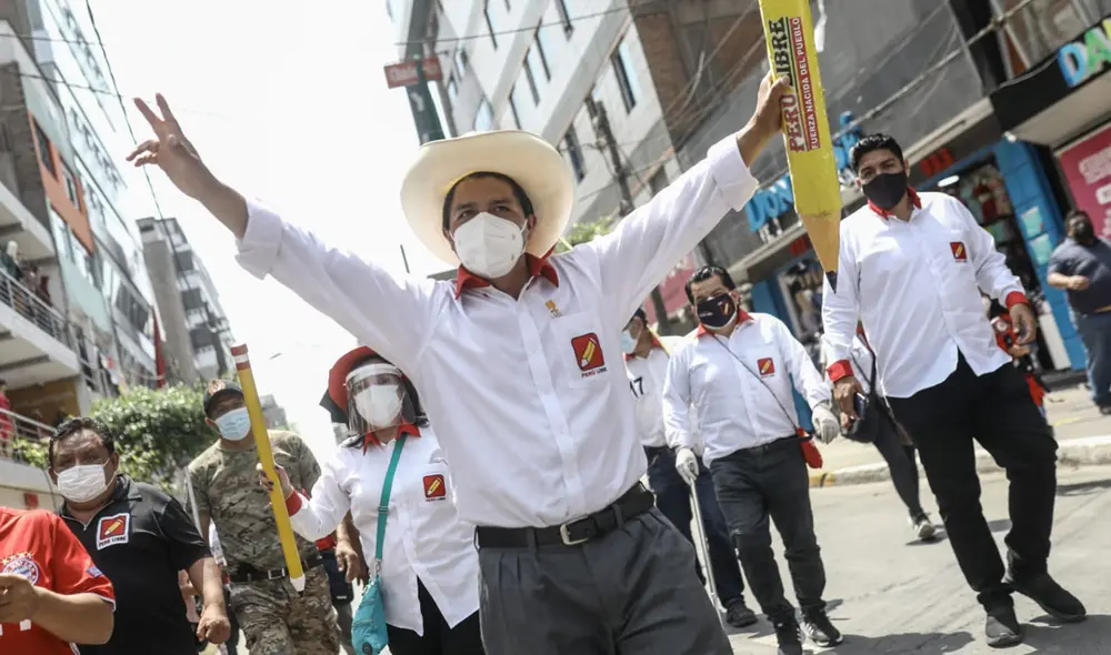 Castillo postula a la presidencia de la República con Perú Libre. Foto: Aldair Mejía/La República