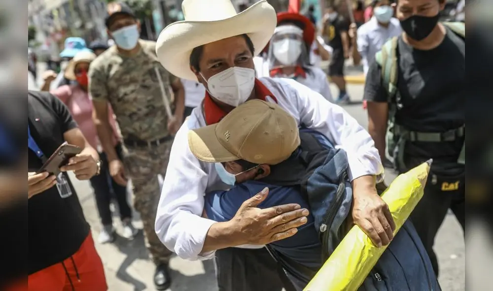 Pedro Castillo obtuvo la mayor cantidad de votos en la primera vuelta de las Elecciones Generales 2021. Foto: La República
