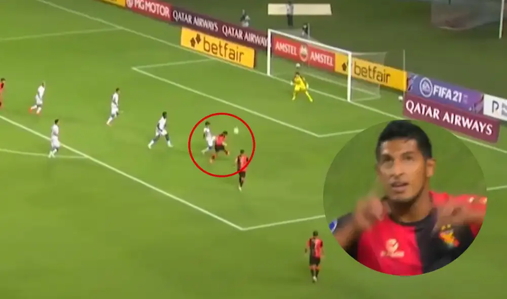 Melgar y Mannucci se enfrentan en la Copa Sudamericana. Foto: captura de DirecTV Sports Melgar y Mannucci se enfrentan en la Copa Sudamericana. Foto: captura de DirecTV Sports