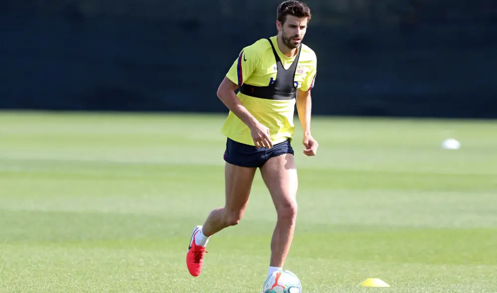 A inicios de marzo, Gerard Piqué sufrió una lesión a la rodilla. Foto: AFP A inicios de marzo, Gerard Piqué sufrió una lesión a la rodilla. Foto: AFP